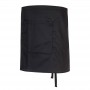 Bar Apron with Pocket Black