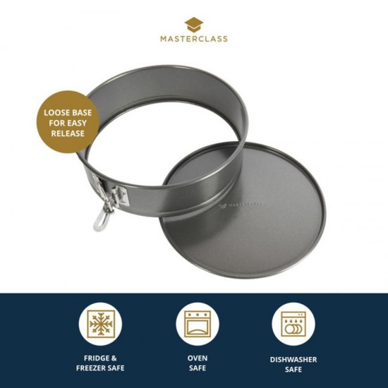 MasterClass Non Stick Springform Cake Pan 4.7" MasterClass Non Stick Springform Cake Pan 4.7"