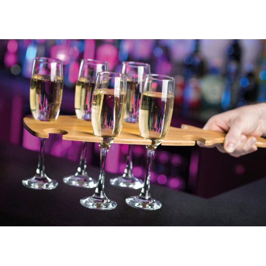 Bamboo Events Paddle Holds 8 Glasses