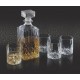 Barcraft Cut Glass Decanter Set