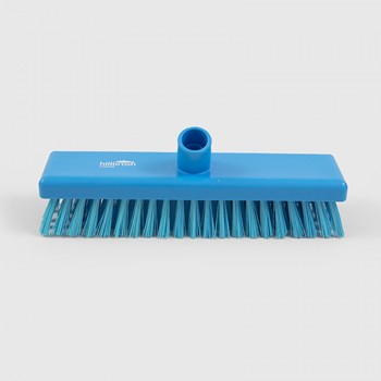 Hill Extra Stiff Deck Scrub 12" Blue