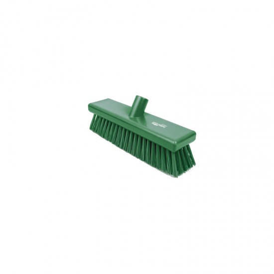 Hill Stiff Floor Brush 12" Green