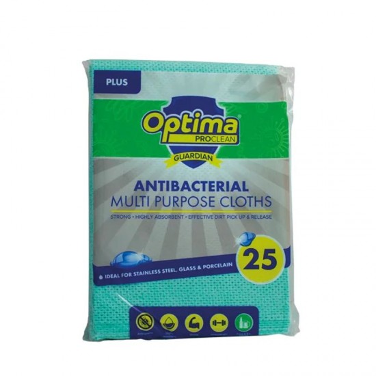 Optima Plus Multi Purpose Cloths Green Optima Plus Multi Purpose Cloths Green