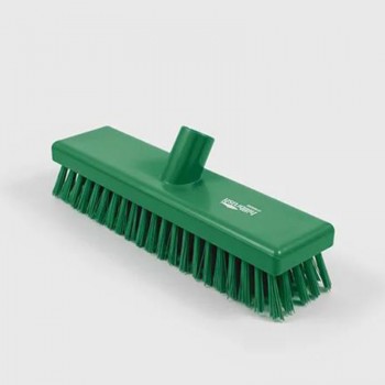 Hill Extra Stiff Deck Scrub 12" Green
