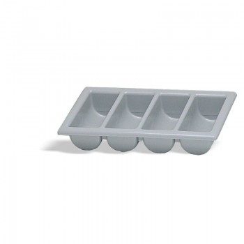 Plastic Cutlery Tray Grey