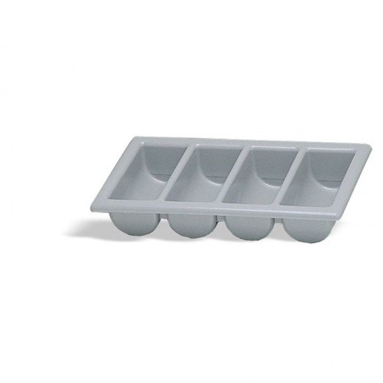 Plastic Cutlery Tray Grey Plastic Cutlery Tray Grey