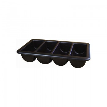 Plastic Cutlery Tray Black