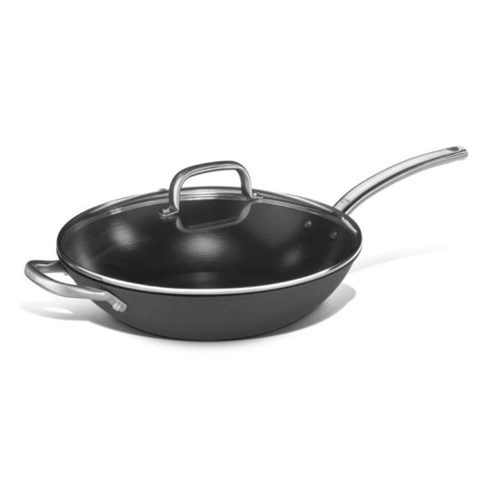 Steel Pro Non-Stick Wok with Lid