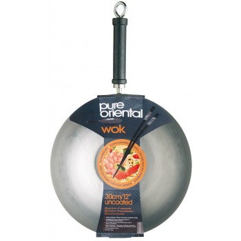 Oriental Plain Carbon Steel Wok