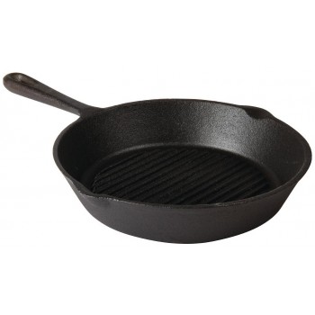 Cast Iron Skillet Pan Ribbed