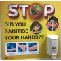 Sanitise Sign & Dispenser