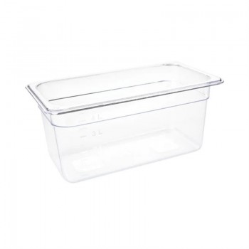 Polycarbonate 1/3x200 GN Pan Clear