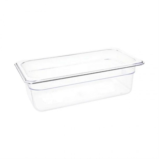 Polycarbonate 1/3x100 GN Pan Clear Polycarbonate 1/3x100 GN Pan Clear