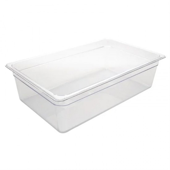 Polycarbonate 1/1x150 GN Pan Clear Polycarbonate 1/1x150 GN Pan Clear