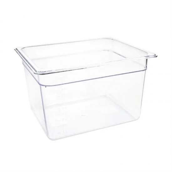 Polycarbonate 1/2x200 GN Pan Clear Polycarbonate 1/2x200 GN Pan Clear