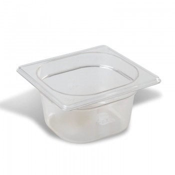 Polycarbonate 1/6x65 GN Pan Clear Polycarbonate 1/6x65 GN Pan Clear