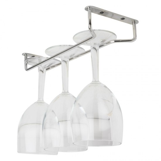Chrome Glass Rails 10"