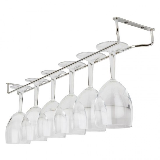 Chrome Glass Rails 24"