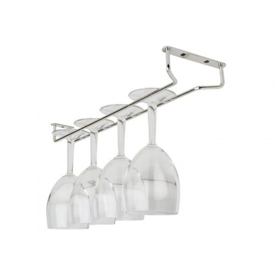 Chrome Glass Rails 16"