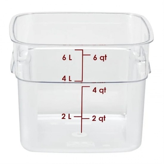 Cambro CamSquare® Polycarbonate Containers 5.7lt Cambro CamSquare® Polycarbonate Containers 5.7lt