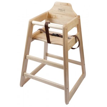 Wooden High Chairs Light Wood