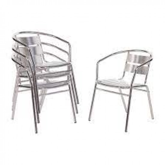 Aluminium Stacking Chair Pack 4