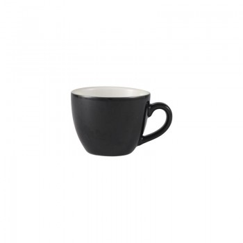 Royal Genware Bowl Shaped Cup 3oz Black