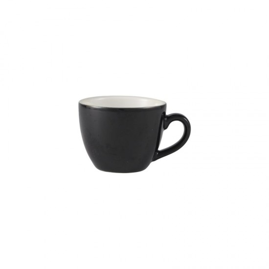 Royal Genware Bowl Shaped Cup 3oz Black