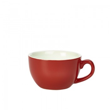 Royal Genware Bowl Shaped Cup 8.75oz Red