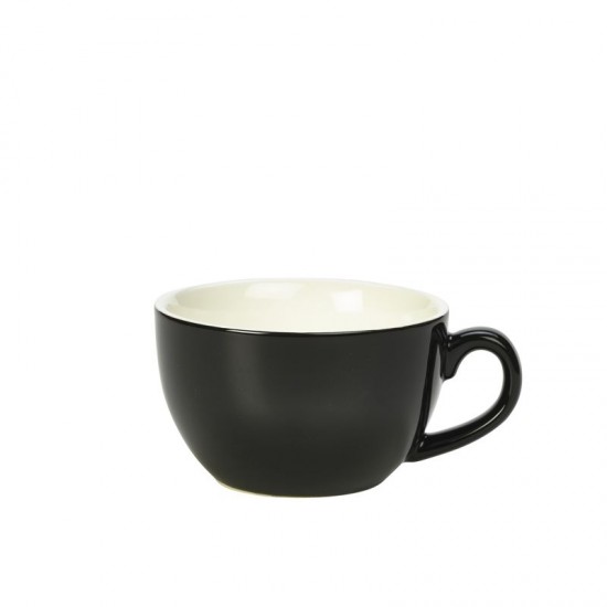 Royal Genware Bowl Shaped Cup 6oz Black