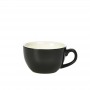 Royal Genware Bowl Shaped Cup 6oz Black