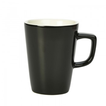 Royal Genware Latte Mugs 12oz Black