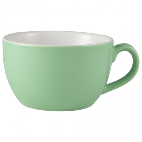 Royal Genware Bowl Shaped Cup 12oz Green