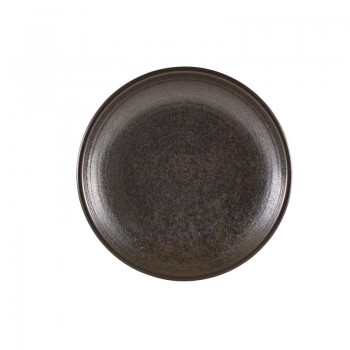 Black Deep Coupe Plate 28cm