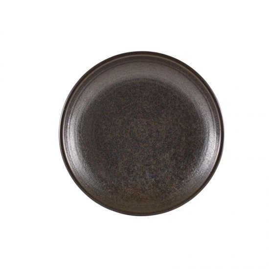 Black Deep Coupe Plate 28cm