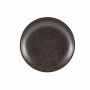 Black Deep Coupe Plate 28cm