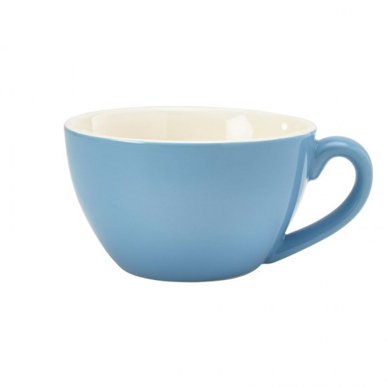Royal Genware Bowl Shaped Cup 12oz Blue