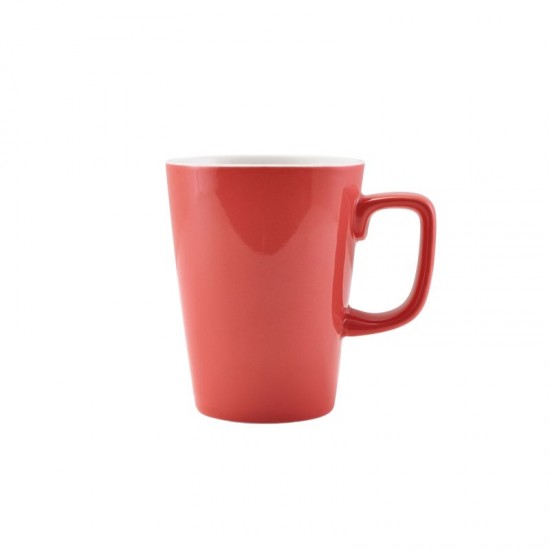 Royal Genware Latte Mugs 12oz Coral