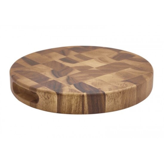 Acacia End Grain Chopping Board Round