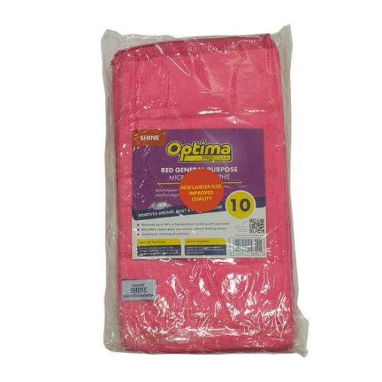 Optima Shine Microfibre Cloths