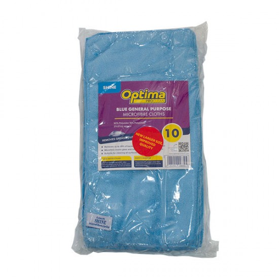 Optima Shine Microfibre Cloths