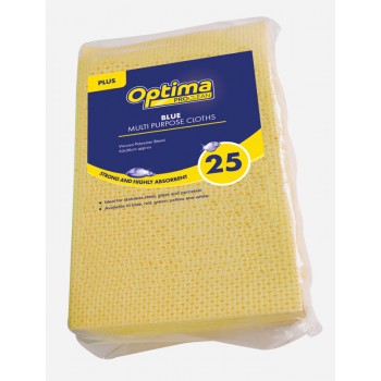 Optima Plus Multi Purpose Cloths Yellow Optima Plus Multi Purpose Cloths Yellow