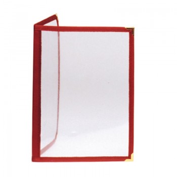American Style Menu Holders A4 Red 