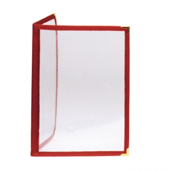 American Style Menu Holders A4 Red 