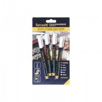 Liquid Chalk Markers White Small 1x4