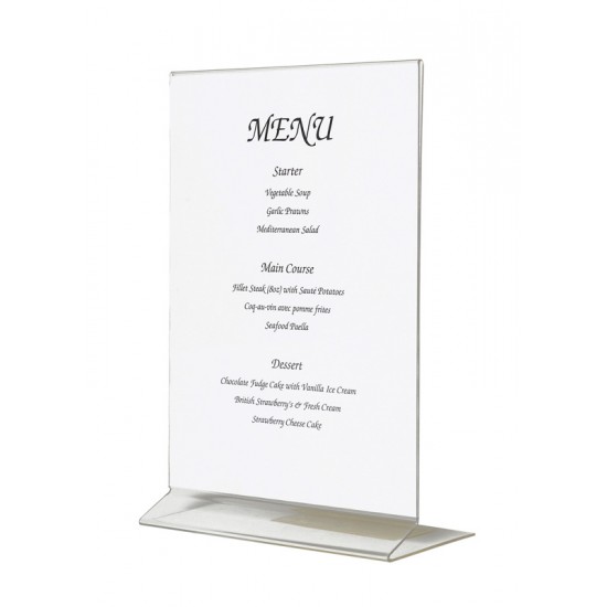 Acrylic Menu Holder