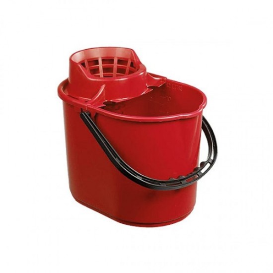 Deluxe Mop Bucket 12lt Red