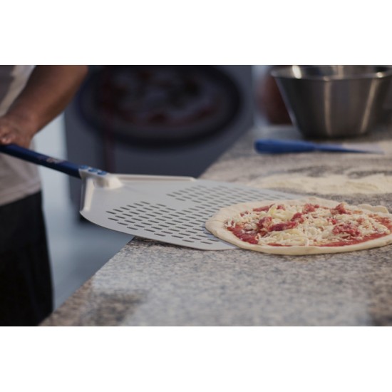 Azzurra Line Perforated Pizza Peel 41cm