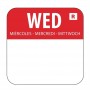 Removable Day Label Wednesday