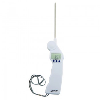Folding Probe Pocket Thermometer White